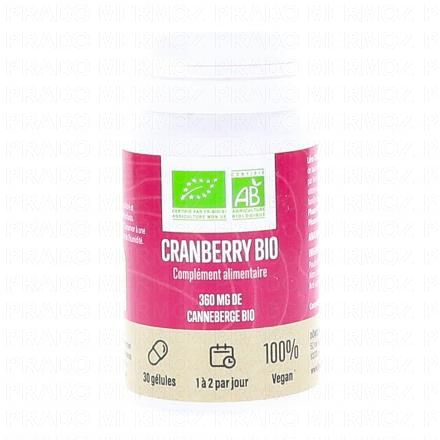 Cranberry bio Canneberge 360mg x30 gélules