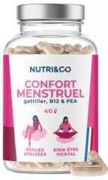 Nutri&Co; Confort Menstruel 40 Gélules - Pot 40 gélules