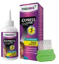 Express Action Rapide 5 minutes Shampoing Anti-Poux 300 ml - Flacon Applicateur + Peigne 300 ml