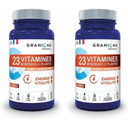 Laboratoire des Granions® 23 Vitamines Minéraux et Plantes - Energie et Vitalité