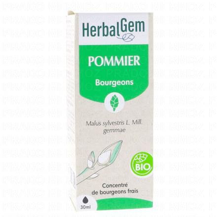 Concentré du bourgeons frais - Pommier bourgeons Bio 30ml
