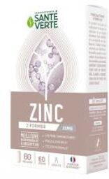 Zinc - 2 Formes - 15 mg - 60 Gélules - Boîte 60 gélules