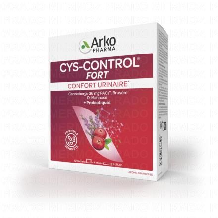 Cys-Control Fort 10 sachets + 5 sticks à diluer
