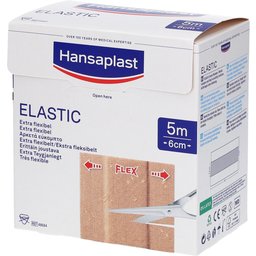Pansement Elastisc | Extra flexible | Imperméable | 5 m x 6 cm