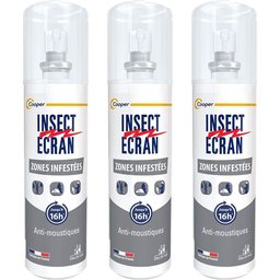 Insect Écran Zones Infestées Répulsif Anti-Moustiques Peau Adultes & Enfants 100 ml