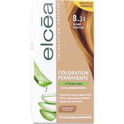 Coloration Permanente Aloé Vera 8.34 Blond Vénitien 140 ml