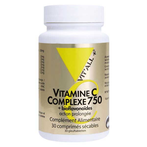 Vitamine C Complexe 750 30 comprimés sécables