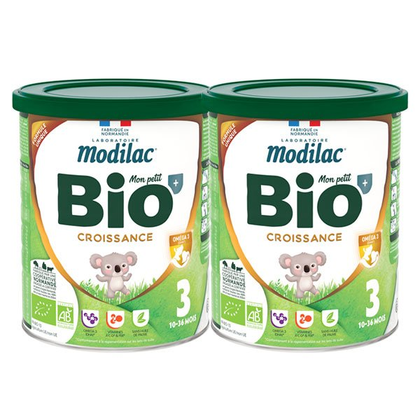 Mon Petit Bio+ Lait de Croissance 3ème Âge Lot de 2 x 800g