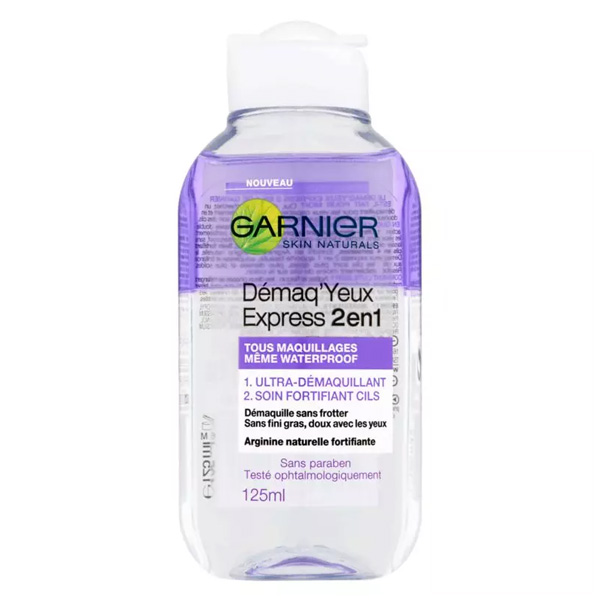 SkinActive Solution Micellaire Démaq'Yeux Express 2 en 1 125ml
