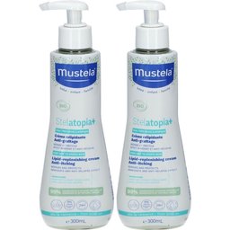 Mustela Stelatopia+ Crème Relipidante Anti-Grattage Peau Très Sèche à Atopique Bio 300 ml