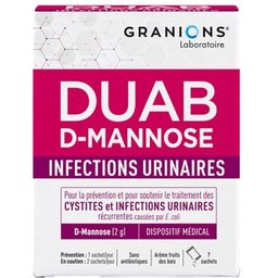 Duab D-Mannose infections Urinaires 7 Sachets