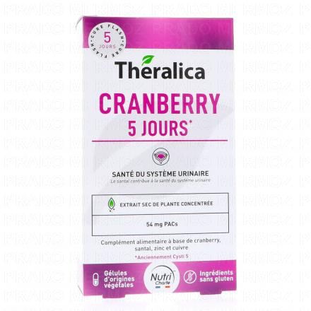 Cranberry 5 jours système urinaire x15 gélules