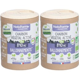 Nat&Form Charbon végétal activé en gélules