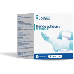 Strap Bande Adhésive Élastique 6cmx2,5m 1ut