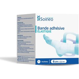 Strap Bande Adhésive Élastique 6cmx2,5m 1ut