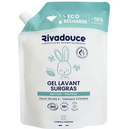 Rivadouce Éco-recharge Gel Lavant Surgras