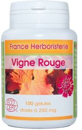 Gélules de Vigne Rouge BIO – Feuille – 250 mg