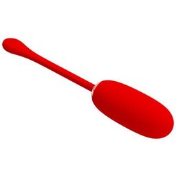 Julius Oeuf Vibrant Rechargeable Etanche Rouge 1ut