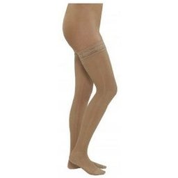 Bas long avec dentelle noire T-M 1 paire