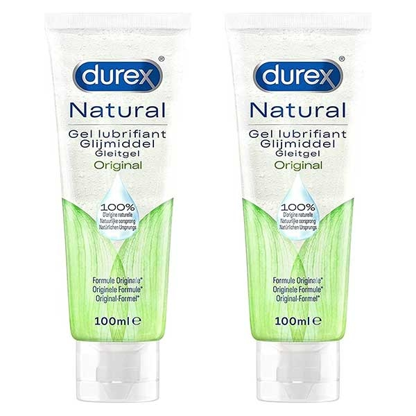Gels Lubrifiants Naturels Hydratants - Base Eau Orginal - Lot de 2 x 100 ml