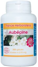 GELULES AUBEPINE 200 gélules dosées à 270 MG.