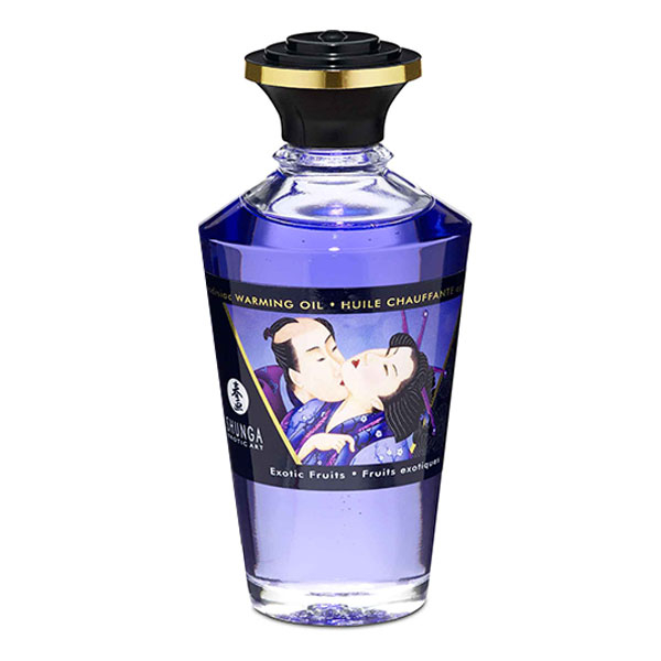 Huile Chauffante Aphrodisiaque - Fruits Exotiques - 100ml