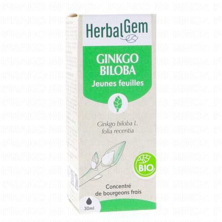 Concentré du bourgeons frais - Ginkgo Biloba Jeunes feuilles Bio 30ml
