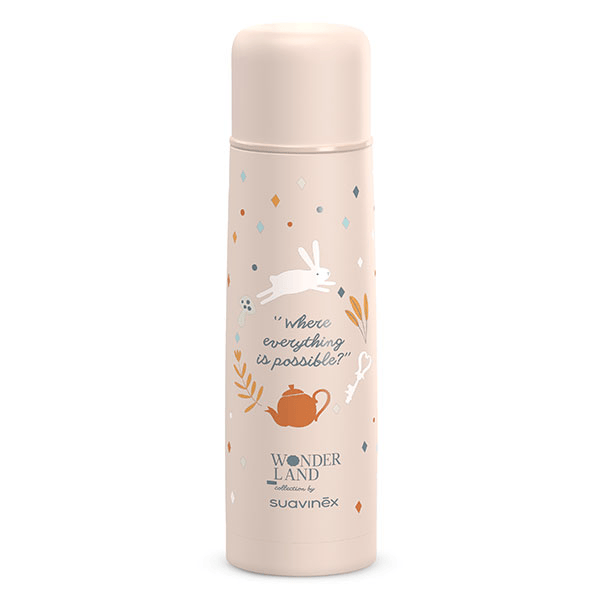 Suavinex, Wonderland, Bouteille Isotherme - Wonderland Rose - 500ml