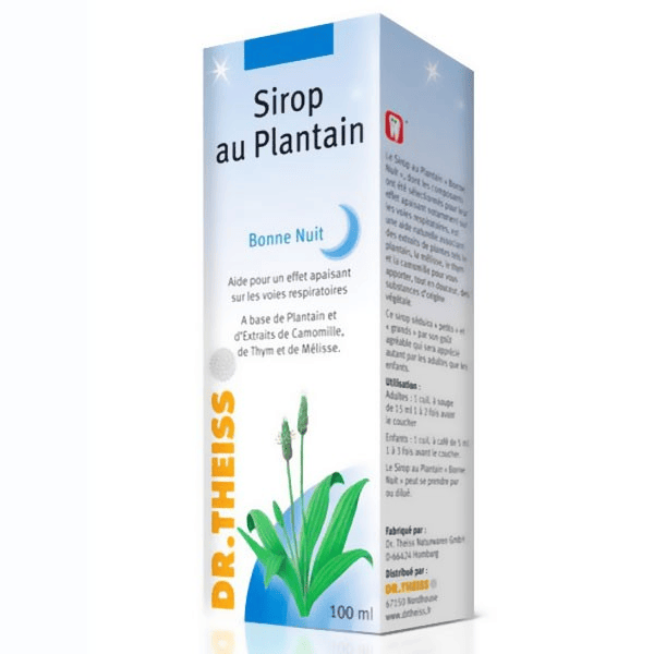 Sirop au Plantain Nuit 100ml
