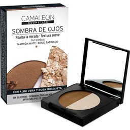 Fard à Paupières Marron + Beige 2 x 2.3g