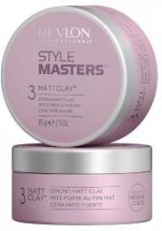 Style Masters 3 Matt Clay Pâte Forte Cire au Fini Mat 85 g - Pot 85 g