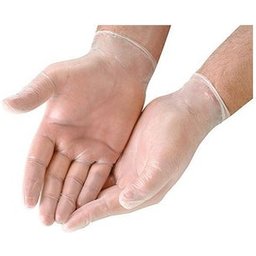 Gants d'Examen Vinyle Sans Poudre Taille M 100 Unités
