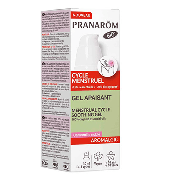 Pranarôm Aromalgic Gel apaisant Cycle menstruel Aide à soulager les inconforts 30ml
