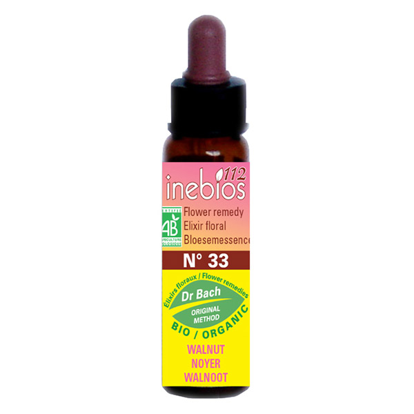 Fleur de Bach n°33 Walnut - Noyer Bio 10ml
