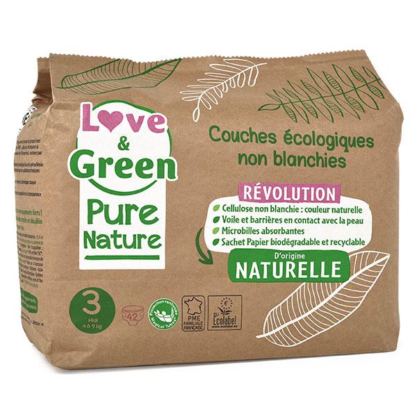 Change Bébé Pure Nature Couche Écologique Taille 3 42 unités