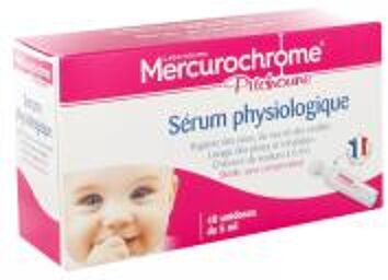 Sérum Physiologique 40 Unidoses - Boîte 40 unidoses de 5 ml