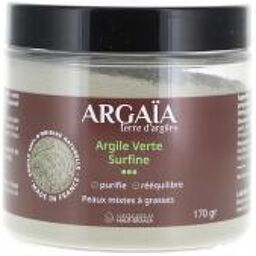 Argaïa Argile Verte Surfine 170 Grammes - Pot 170 g