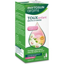 Aroms – Sirop Toux Sèche & Grasse Enfant – Naturel* – Action Rapide : Soulage tous les types de Toux** – 1x 120 ml