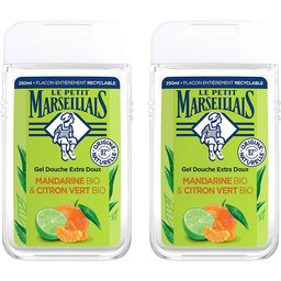 Gel Douche & Bain Extra Doux, Mandarine Bio & Citron Vert Bio, 250 ml