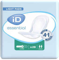 iD Essential Light Pads Super - 12 paquets de 28 protections