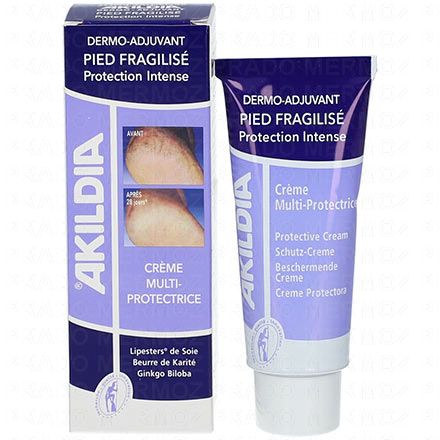 AKILEÏNE Akildia - crème multi-protectrice pied fragilisés tube 75ml