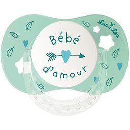 Luc et Léa Sucette Anatomique Bébé D'Amour 6-18M 1 Unité