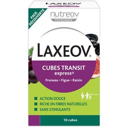 Laxeov® Cubes Transit express® Pruneau Figue Raisin