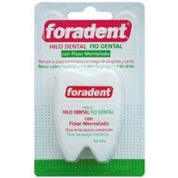 Fil dentaire Oradent avec fleur 50mts