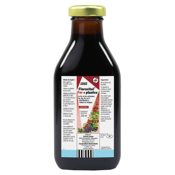 Toniques Floravital Fer + Plantes 250ml