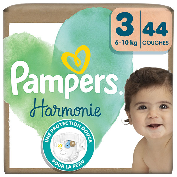 Couches Harmonie T3 (6-10 Kg) Avec Emballage Papier Recyclable