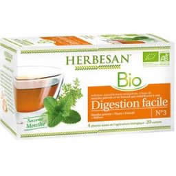 Infusion Menthe Poivrée Fenouil Digestion Facile Bio 20 sachets