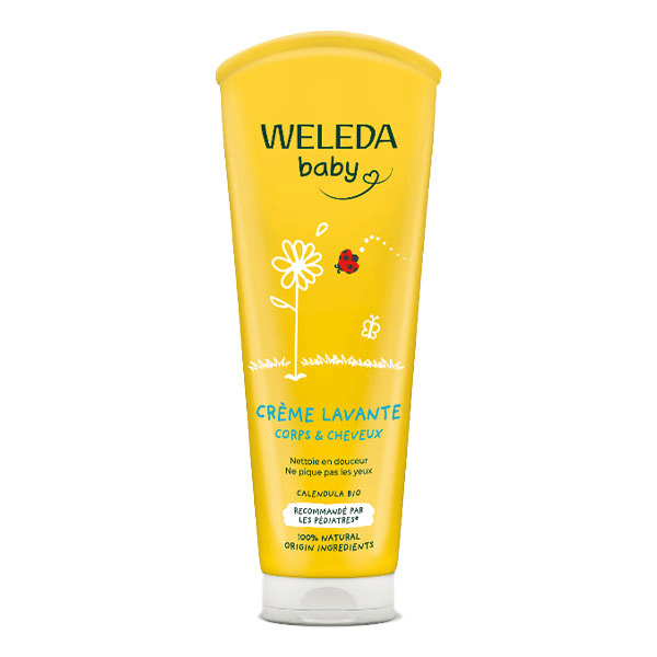 Bébé Calendula Crème Lavante Cheveux et Corps 200ml
