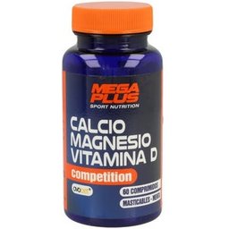 Cálcio + Magnésio + Vit D Competition Menta 60comp