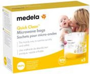 Quick Clean Sachets Pour Micro-Ondes (5 Sachets) - Boîte 5 sacs